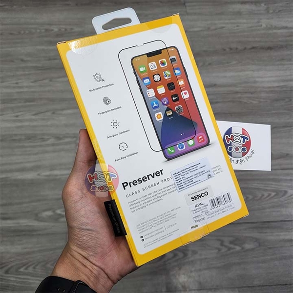 Kính cường lực trong suốt JCPAL Luxurious Series IPhone 13 Pro Max