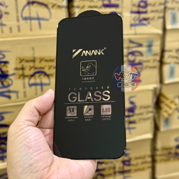Kính cường lực trong suốt ANANK CORNING 2.5D IPhone 16 Pro Max 16 Pro