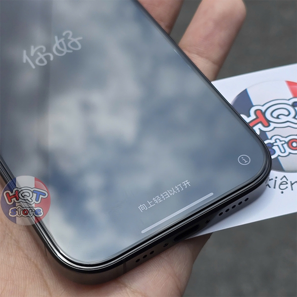 Kính cường lực trong suốt ANANK CORNING 2.5D IPhone 16 Pro Max 16 Pro