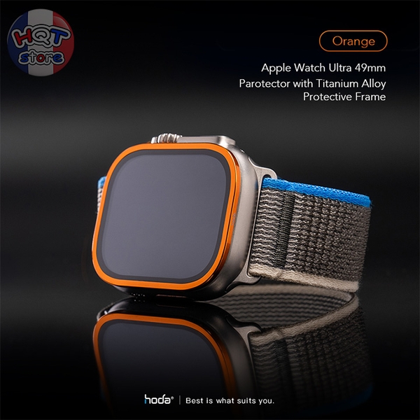 Kính cường lực viền HODA SAPPHIRE TITANIUM Apple Watch Ultra 3 / 2 / 1