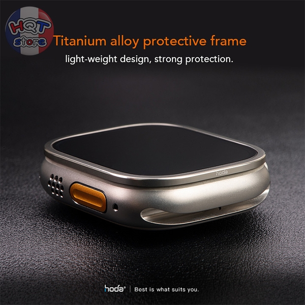 Kính cường lực viền HODA SAPPHIRE TITANIUM Apple Watch Ultra 3 / 2 / 1