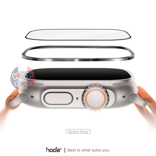 Kính cường lực viền HODA SAPPHIRE TITANIUM Apple Watch Ultra / Ultra 2