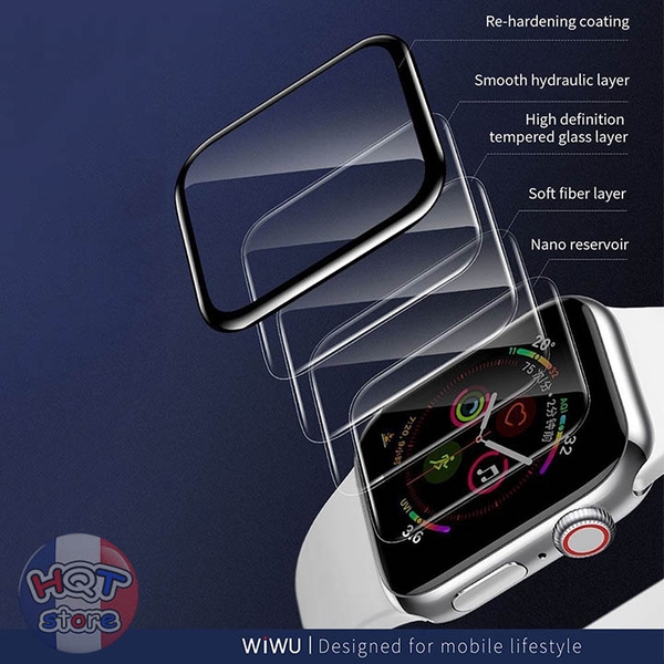 Miếng dán cường lực dẻo WiWU 6H cho Apple Watch Series 7 8 9