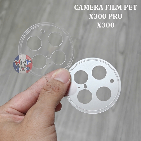 Miếng dán Film PET khoét lỗ camera Vivo X300 Pro / X300