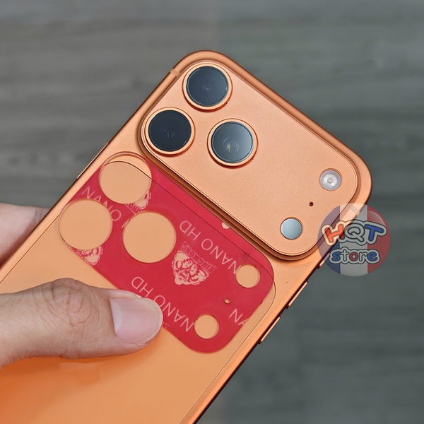 Miếng dán Film PET Nano bảo vệ Camera cho IP 17 Pro Max / 17 Pro / Air