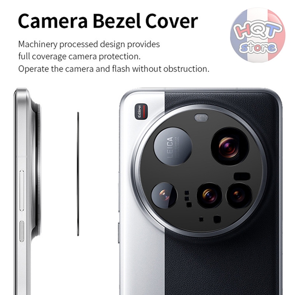 Miếng dán kim loại bảo vệ Camera Xiaomi 15 Ultra / 15 Pro / 15 hợp kim nhôm