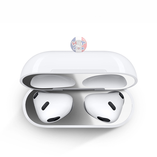 Miếng dán kim loại chống trầy chống bẩn cho tai nghe Airpods 3