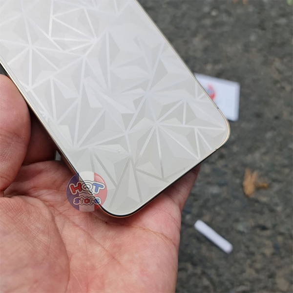 Miếng dán mặt lưng 3D vân kim cương Iphone 12 Pro Max / 12 Pro