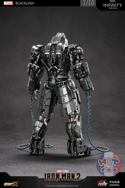 Mô hình Blacklash ZD Toys Whiplash Mark 2 iRon Man tỉ lệ 1/10 (Led)