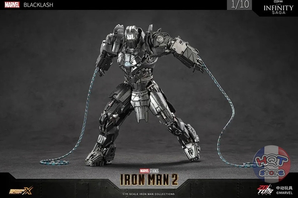 Mô hình Blacklash ZD Toys Whiplash Mark 2 iRon Man tỉ lệ 1/10 (Led)