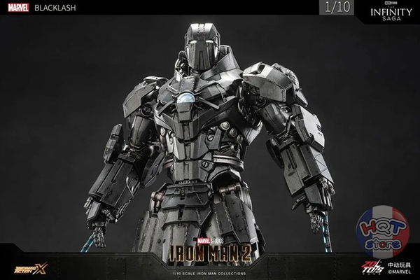 Mô hình Blacklash ZD Toys Whiplash Mark 2 iRon Man tỉ lệ 1/10 (Led)