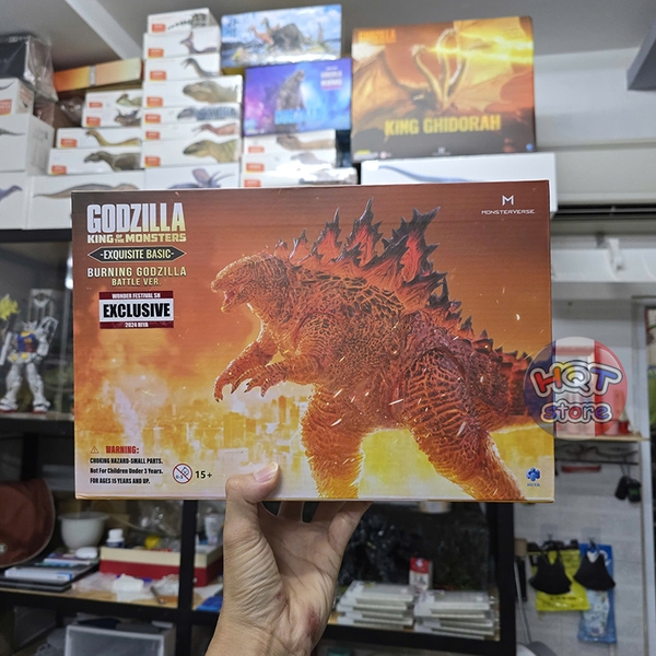Mô hình Burning Godzilla Battle Ver HIYA Toys Action Figure 18cm