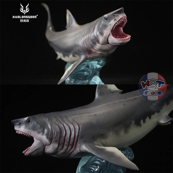 Mô hình Cá Mập Cổ Đại Megalodon Haolonggood tỉ lệ 1/35