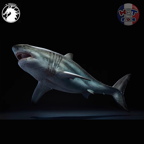Mô hình Cá Mập Cổ Đại Megalodon W-Dragon tỉ lệ 1/35 45cm