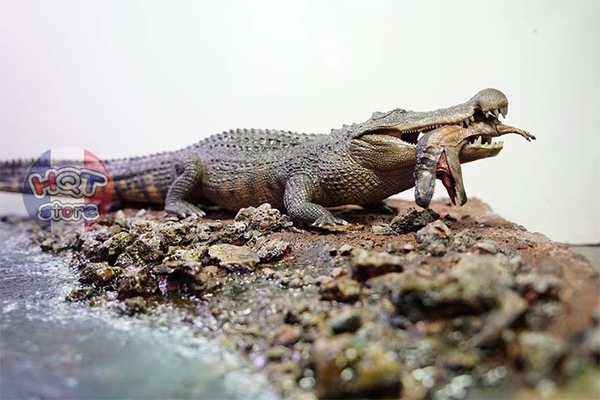 Mô Hình Cá Sấu Tiền Sử Deinosuchus Hatcheri REBOR Swamp Estuary tỉ lệ 1/35