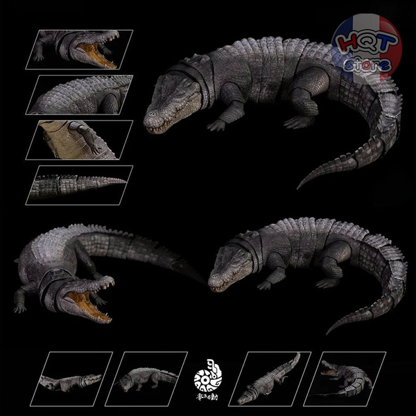Mô Hình Cá Sấu Nước Mặn Saltwater Crocodile Benxin Nanmu Smart Series