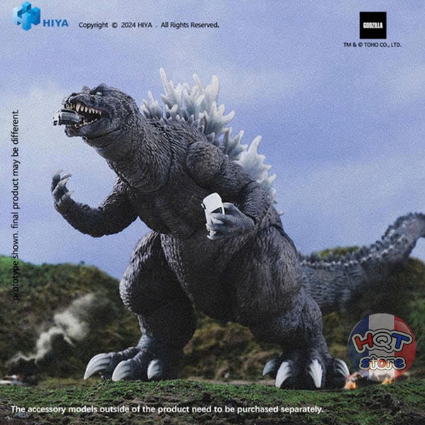 Mô hình Godzilla 2001 Action Figure HIYA Godzilla Mothra King Ghidorah