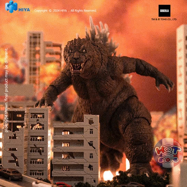 Mô hình Godzilla 2001 Action Figure HIYA Godzilla Mothra King Ghidorah