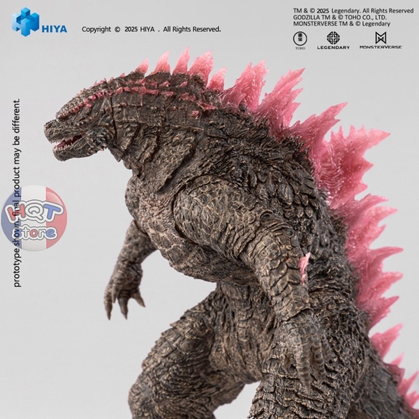Mô hình Godzilla Evolved 2.0 Translucent HIYA Exquisite Basic Action Figure