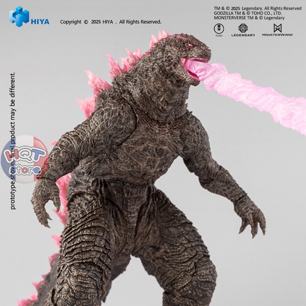 Mô hình Godzilla Evolved 2.0 Translucent HIYA Exquisite Basic Action Figure