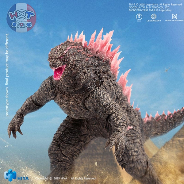 Mô hình Godzilla Evolved 2.0 Translucent HIYA Exquisite Basic Action Figure