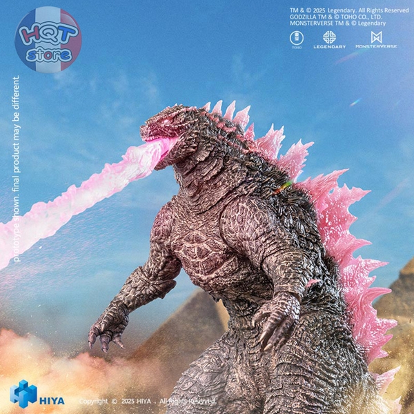 Mô hình Godzilla Evolved 2.0 Translucent HIYA Exquisite Basic Action Figure
