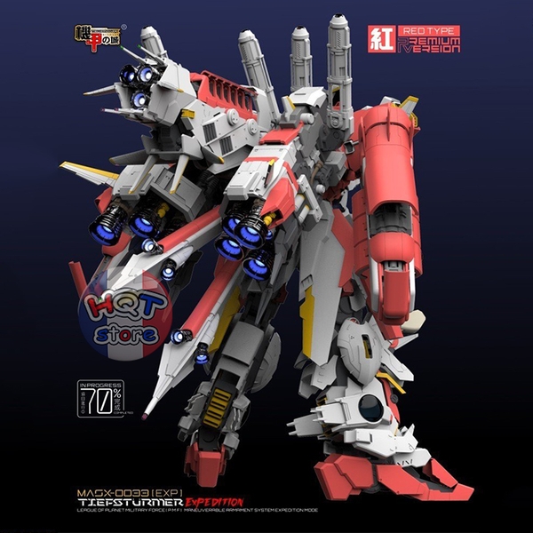 Mô hình Gundam Mechanicore 1/72 MASX-0033 EX-S Gundam Tiefsturmer Red