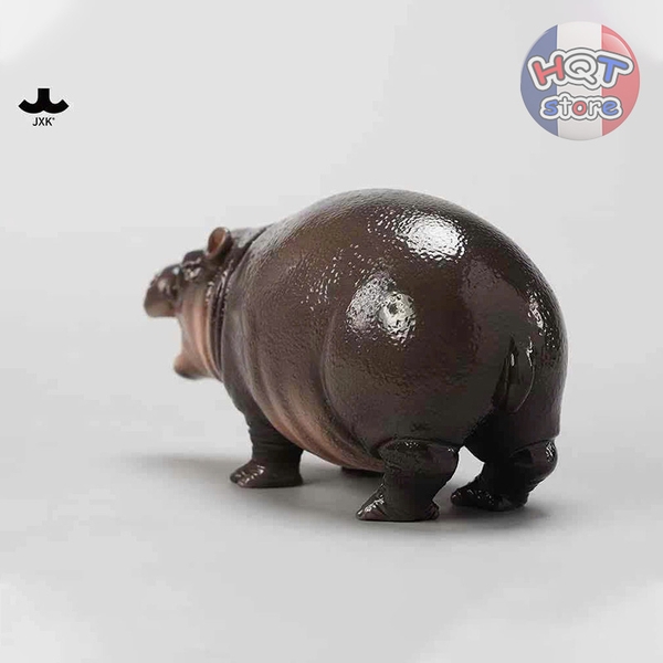 Mô Hình Hà Mã Lùn Moo Deng hãng JXK Hippopotamus Resin