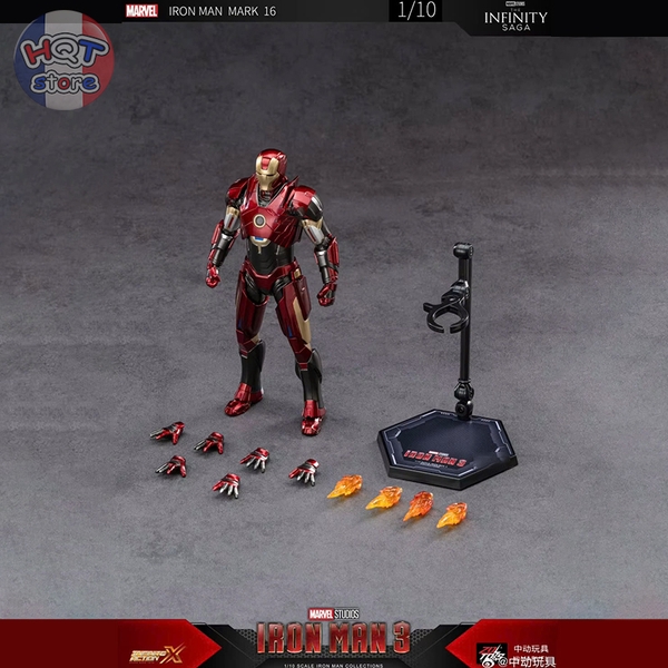 Mô hình iRon Man Mark 16 ZD Toys Nightclub chính hãng tỉ lệ 1/10