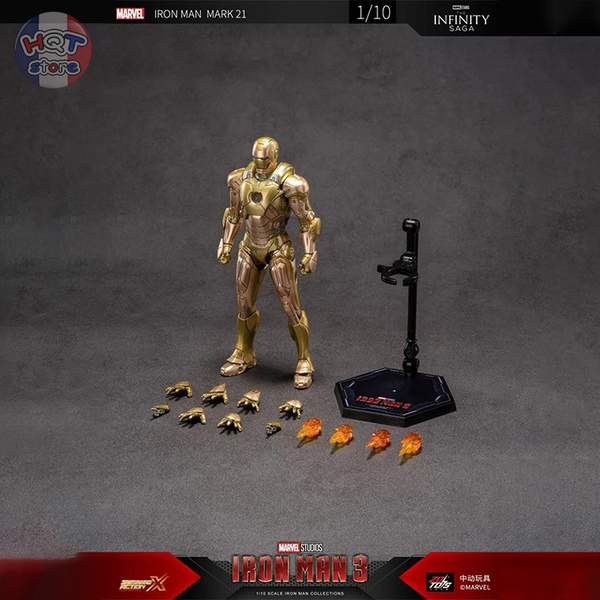 Mô hình iRon Man Mark 21 ZD Toys Midas chính hãng tỉ lệ 1/10