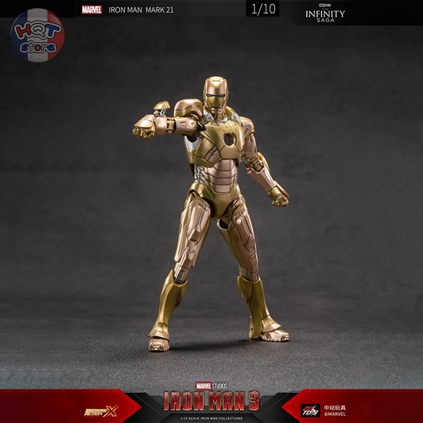 Mô hình iRon Man Mark 21 ZD Toys Midas chính hãng tỉ lệ 1/10