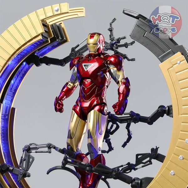Mô hình iRon Man Mark 6 Suit-up Gantry ZD Toys tỉ lệ 1/10 (Mark VI)