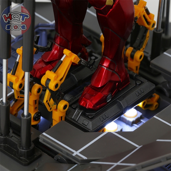 Mô hình iRon Man Mark IV Suit - Up Gantry ZD Toys tỉ lệ 1/10 (Mark 4)