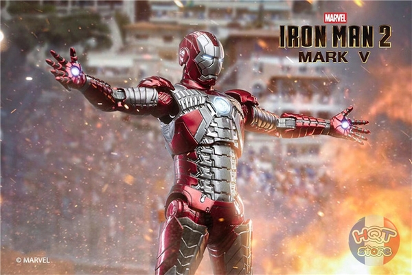 Mô hình iRon Man Mark V ZD Toys chính hãng tỉ lệ 1/10 (Mark 5)