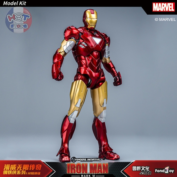 Mô hình iRon Man Model Kits Fondjoy Mark 1 2 3 4 5 6 7 tỉ lệ 1/12