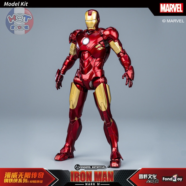 Mô hình iRon Man Model Kits Fondjoy Mark 1 2 3 4 5 6 7 tỉ lệ 1/12