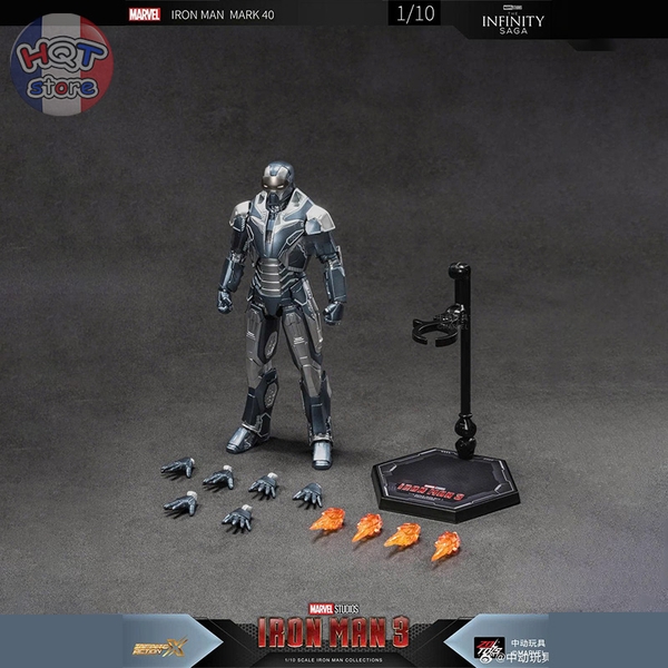 Mô hình iRon Man ZD Toys Mark 9 12 15 23 25 26 36 37 38 40 tỉ lệ 1/10