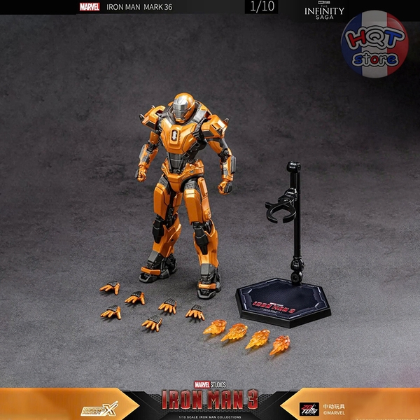 Mô hình iRon Man ZD Toys Mark 9 12 15 23 25 26 36 37 38 40 tỉ lệ 1/10