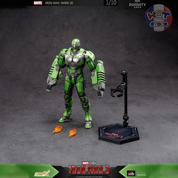 Mô hình iRon Man ZD Toys Mark 9 12 15 23 25 26 36 37 38 40 tỉ lệ 1/10