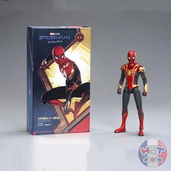 Mô hình iRon Spider Man Intergrated Suit No Way Home ZD Toys 1/10