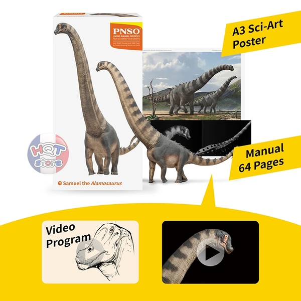 Mô hình khủng long Alamosaurus PNSO 79 Samuel tỉ lệ 1/35
