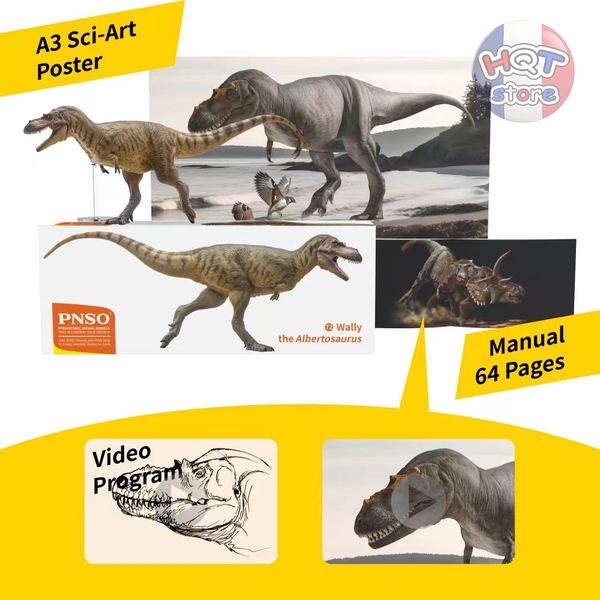 Mô hình khủng long Albertosaurus PNSO 72 Wally tỉ lệ 1/35