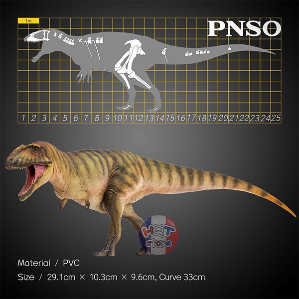 Mô hình Khủng Long Carcharodontosaurus PNSO 2021 tỉ lệ 1/35 chính hãng