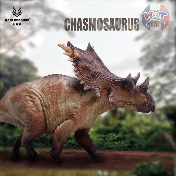 Mô hình Khủng Long Chasmosaurus Haolonggood tỉ lệ 1/35