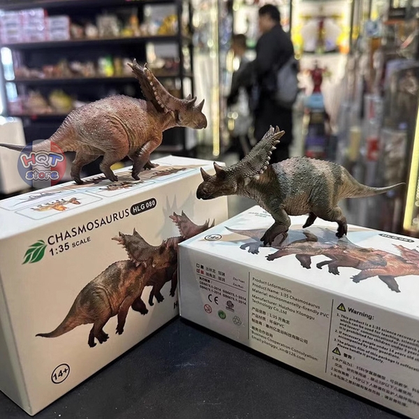 Mô hình Khủng Long Chasmosaurus Haolonggood tỉ lệ 1/35