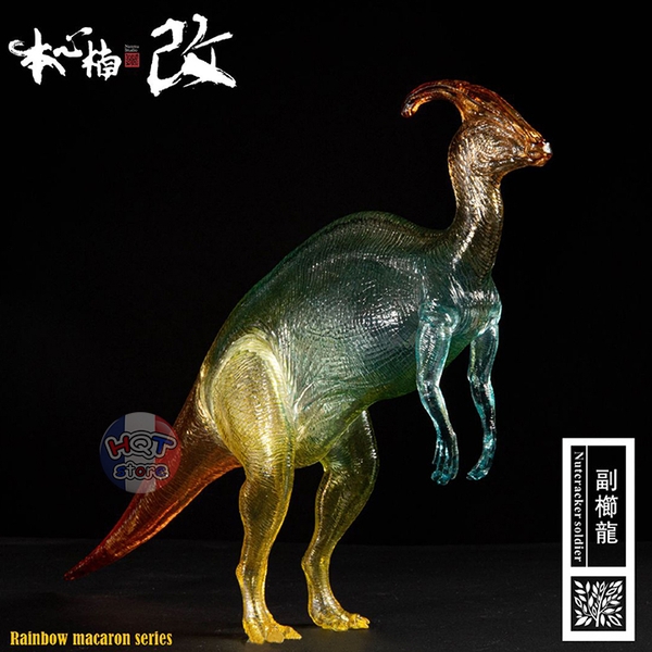 Mô hình khủng long Parasaurolophus Rainbow Macaron Nanmu tỉ lệ 1/35