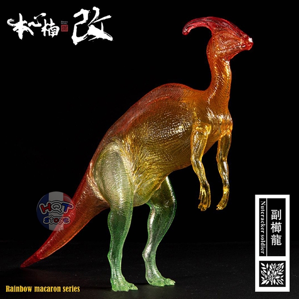 Mô hình khủng long Parasaurolophus Rainbow Macaron Nanmu tỉ lệ 1/35