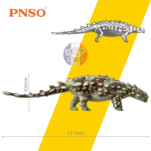 Mô hình khủng long Pinacosaurus Bart PNSO 2021 tỉ lệ 1/35 chính hãng