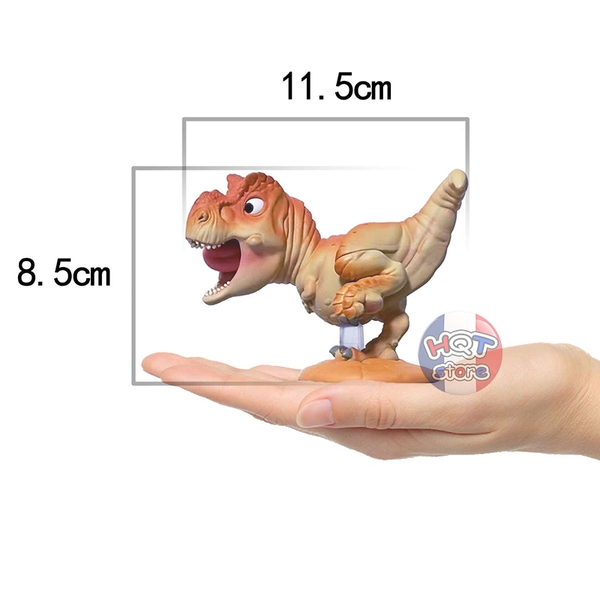 Mô hình khủng long T-Rex Shoulin Animation PVC dễ thương Baby Chibi Q