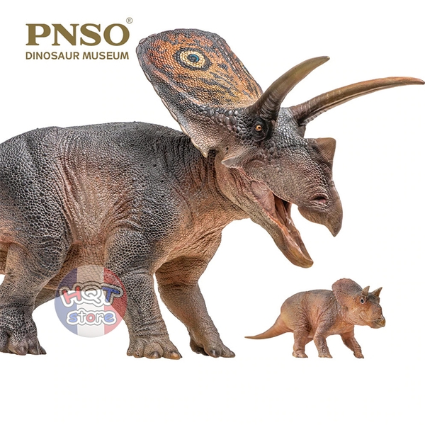 Mô hình Khủng Long Torosaurus Aubrey and Dabei PNSO tỉ lệ 1/35